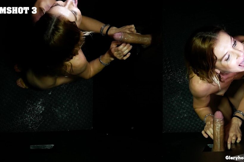 Image 5/15: Brunette Kasey Warner sucking cock