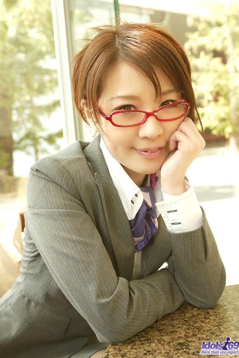 Photo 1 — Japanese girl exposes her nipples while masturbating
