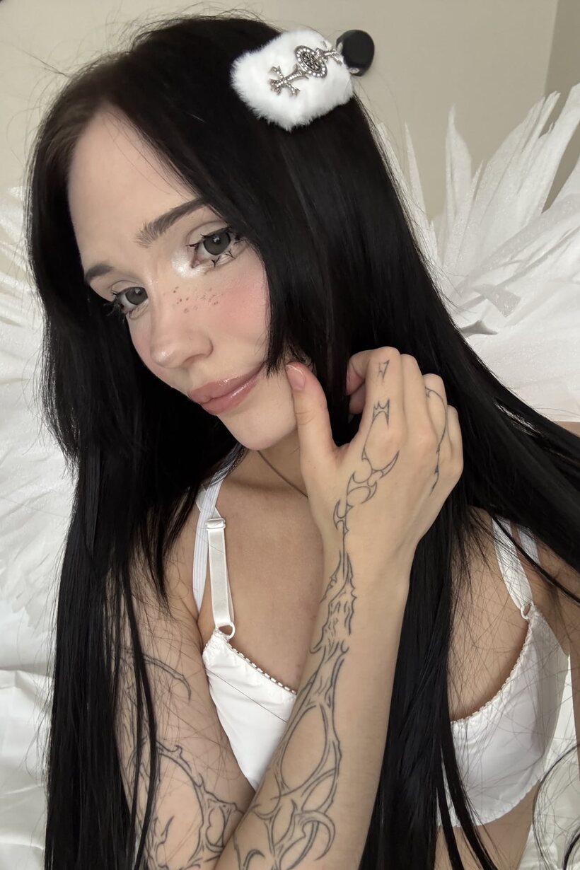 Amateur nude photo 2 — Hikki Myra brings cute OnlyFans heat in a sexy tattooed teen set