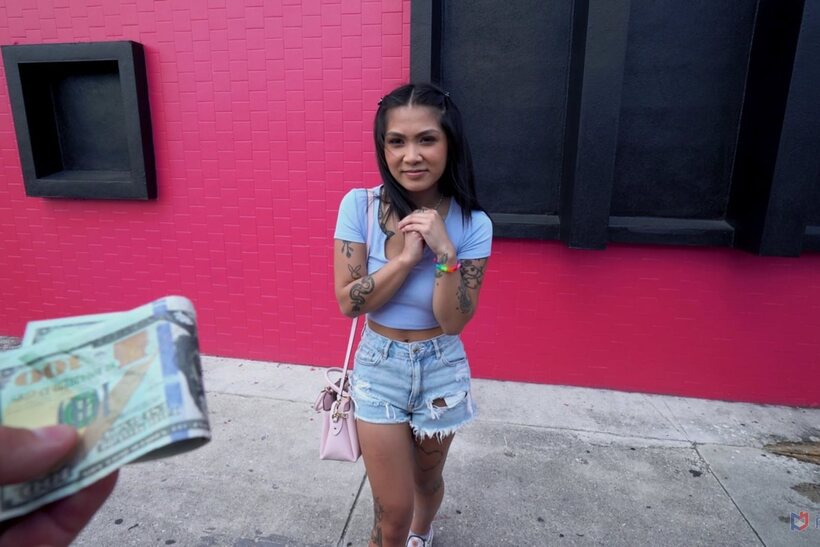 Image 12/21: Cute Jade Sin exposes her pussy while fucking hard