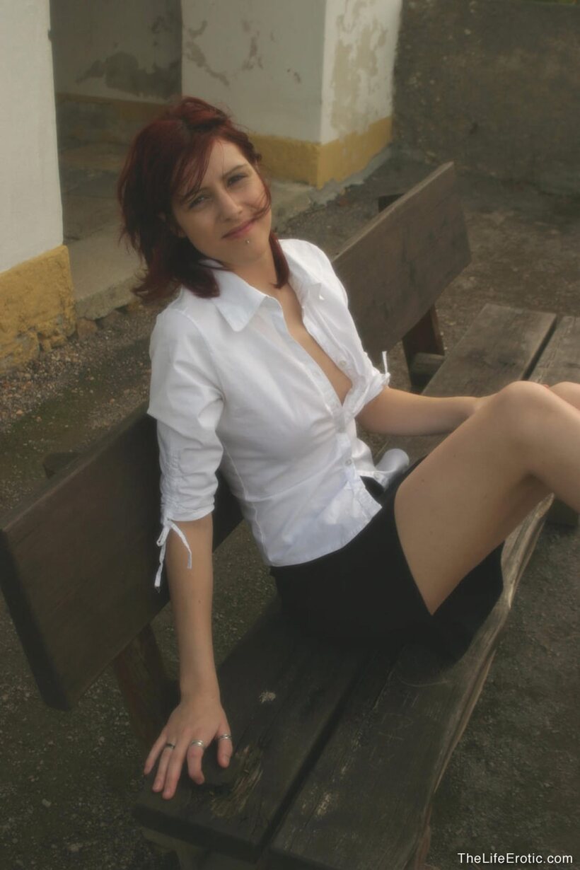 Beautiful pic 8 from the set «Beautiful girl flaunts her tiny tits while undressing»
