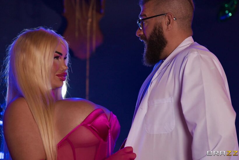 Chubby Bibi Bugatti exposes her thick big tits while fucking hard, photo 21 of 21