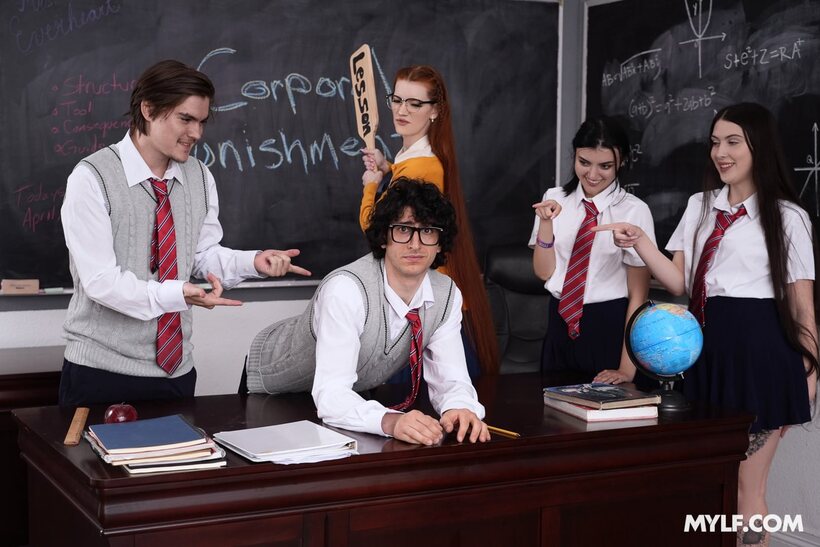 Erin Everheart pic 4 from the set «Pornstar Erin Everheart fucking hard in the classroom with Nick Strokes»