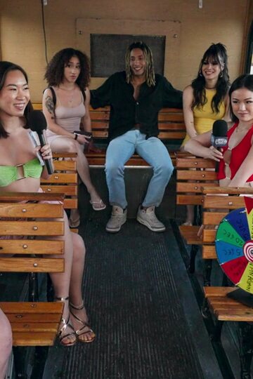 Paid interracial orgy has Lulu Chu and friends sucking BBC hard