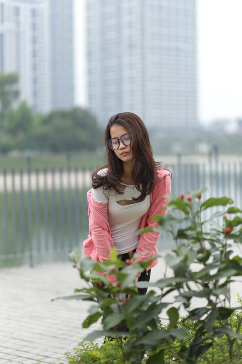 Photo 19 — Cute girl gets naked in public