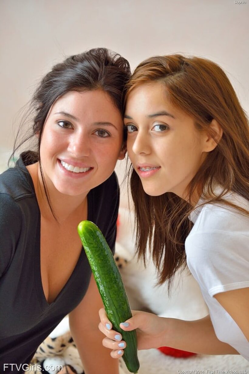 Kristina Bell nude photo 13 — Kristina Bell and a sexy teen slide cucumbers into eager cunts
