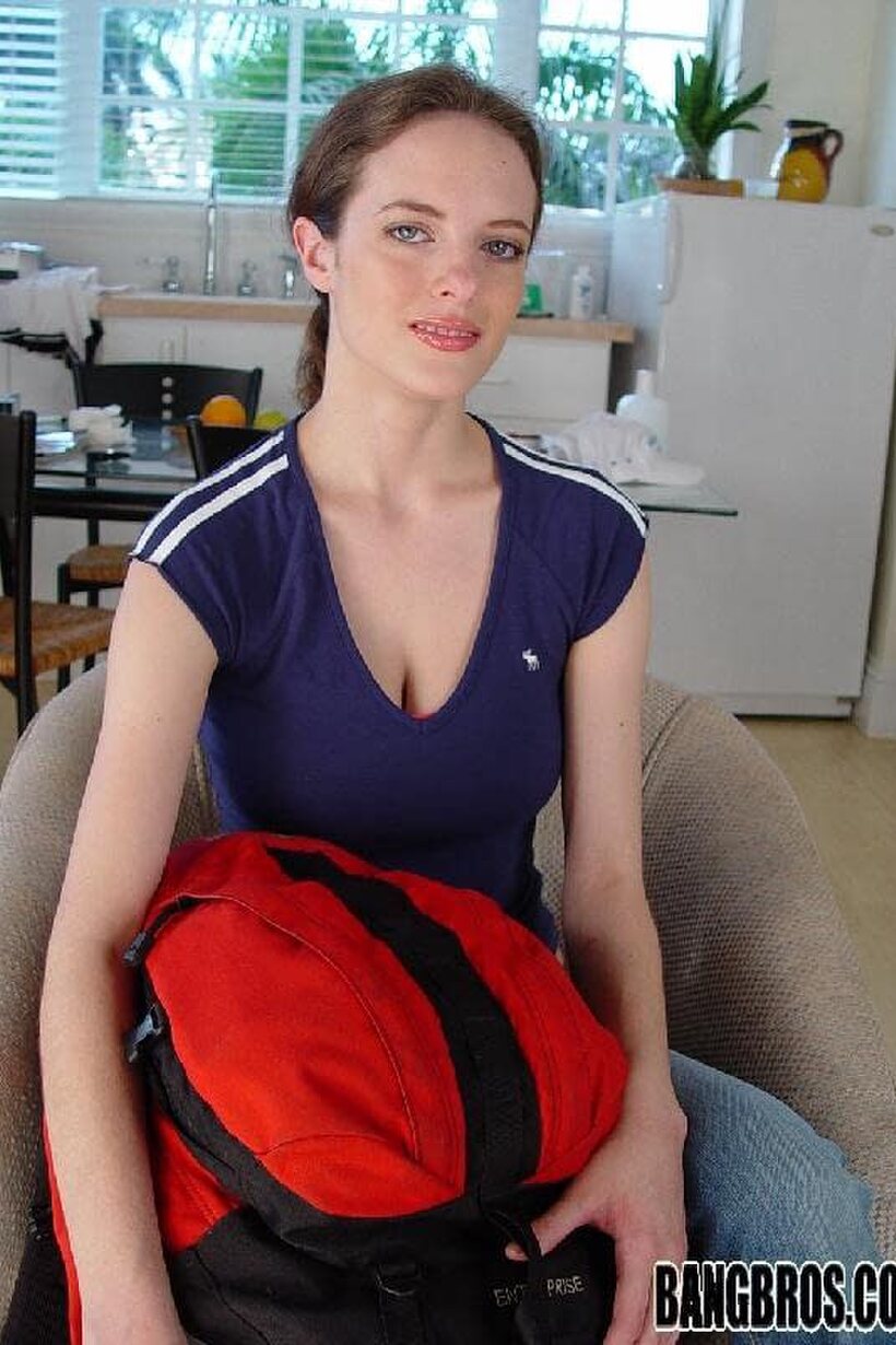 Dana Tinkle nude photo 5 — Amateur Dana Tinkle shows her natural saggy tits and long nipples while spreading