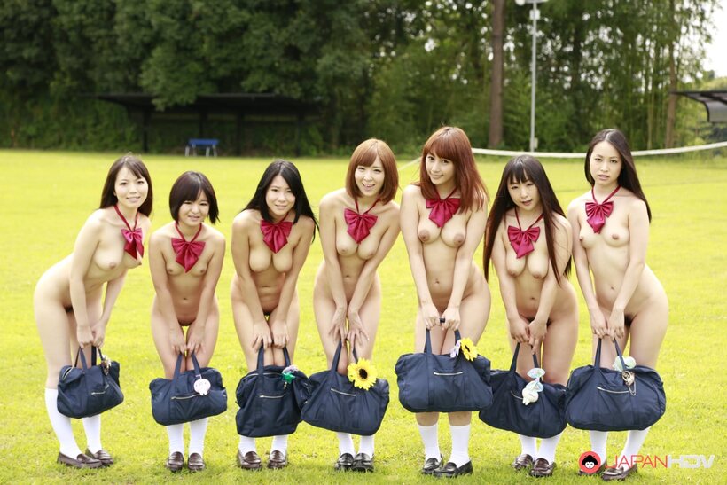 Image 7/15: Asian Hikaru Shiina flaunts her natural tits in socks