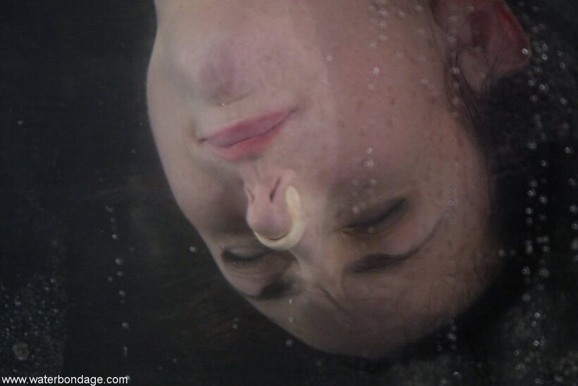 Photo 14 — Bound and submerged, Wenona is held under in her master’s tank