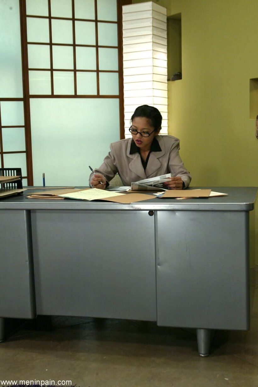 Mika Tan nude photo 1 — Asian Mika Tan gets naked in the office