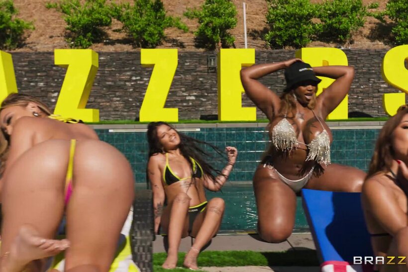 Photo 1 — CJ Miles, Lily Lou and crew swap cocks in a wild group orgy