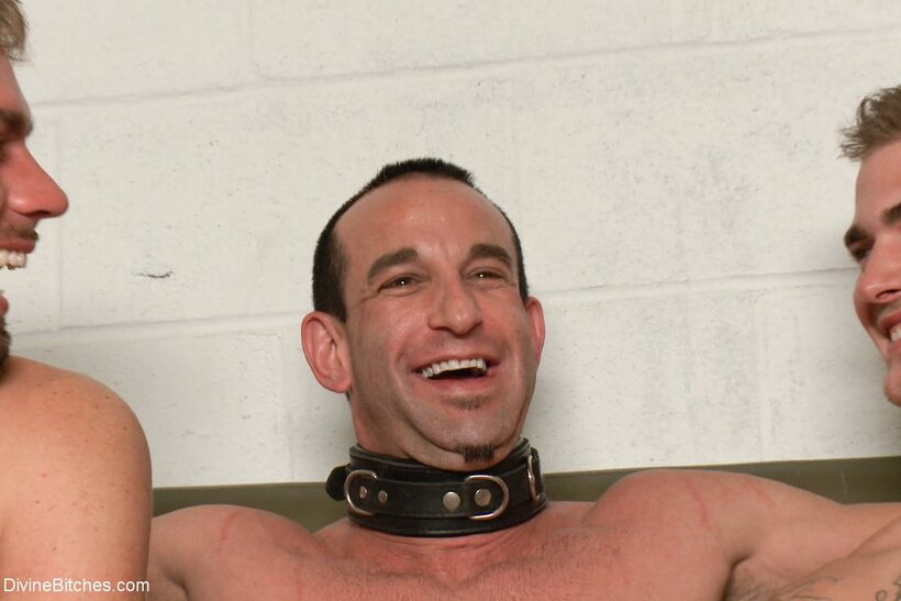 Aiden Starr nude photo 19 — Mature Maitresse Madeline Marlowe exposes her natural tits while stroking a cock