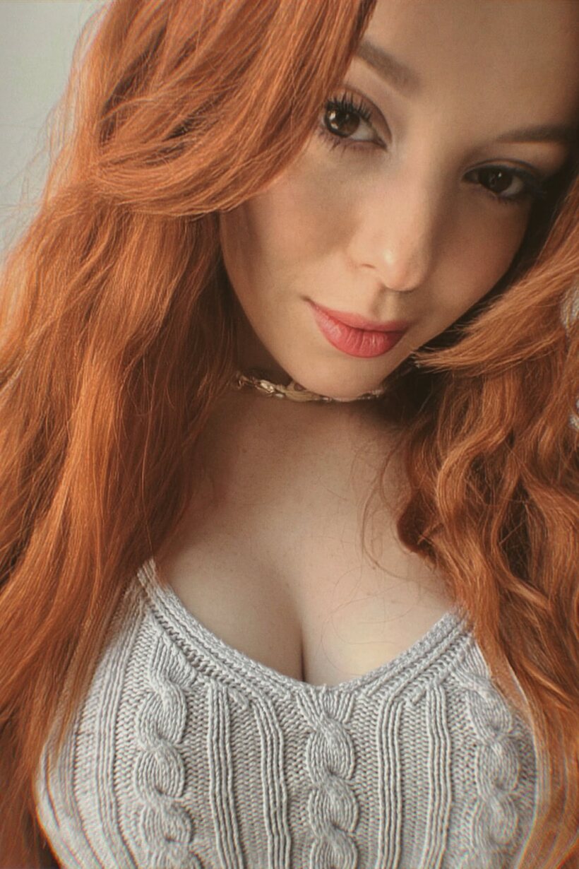 Photo 1 — Sofi Foxxxy bares her natural tits while snapping sexy selfies
