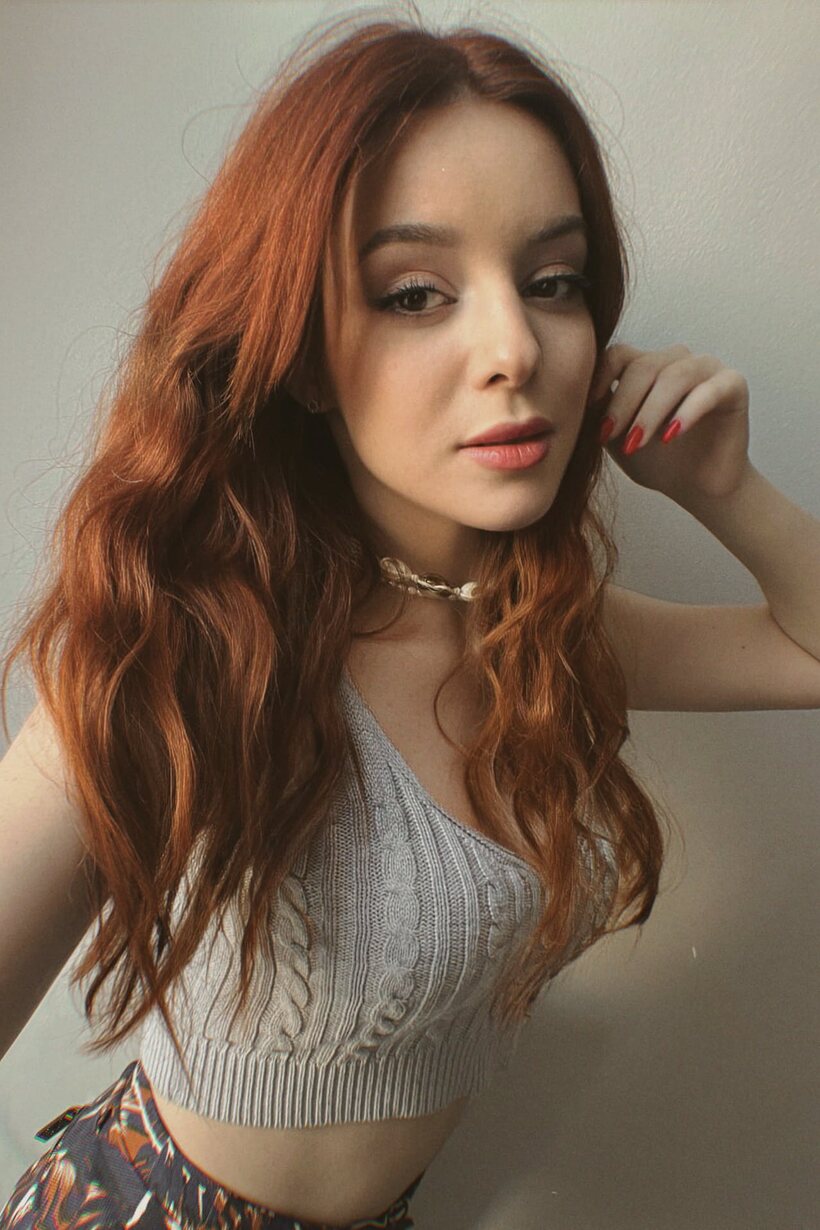 Image 6/10: Sofi Foxxxy bares her natural tits while snapping sexy selfies