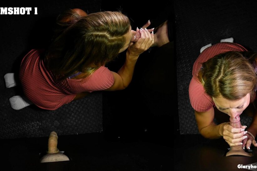 summer stevens nude photo 1 — Summer Stevens sucks multiple cocks through a gloryhole in POV