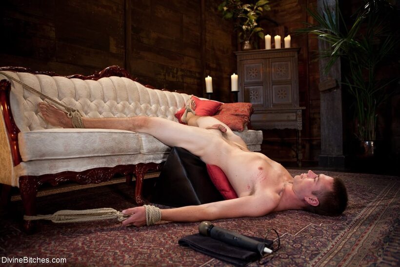 John Jammen nude photo 3 — Mature Maitresse Madeline Marlowe poses with her ass on display in nylons with John Jammen