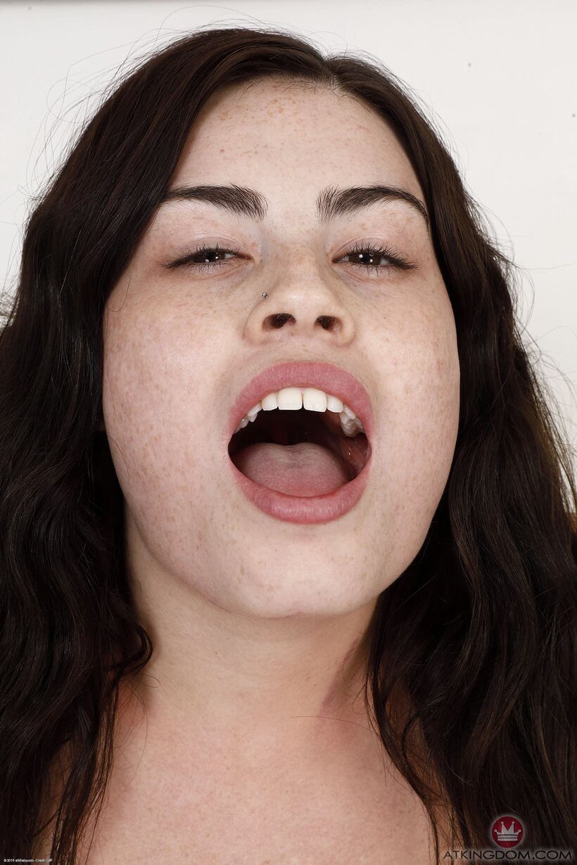 Veronica Valentine nude photo 21 — Veronica Valentine stretches her tight pink pussy and gaping asshole wide
