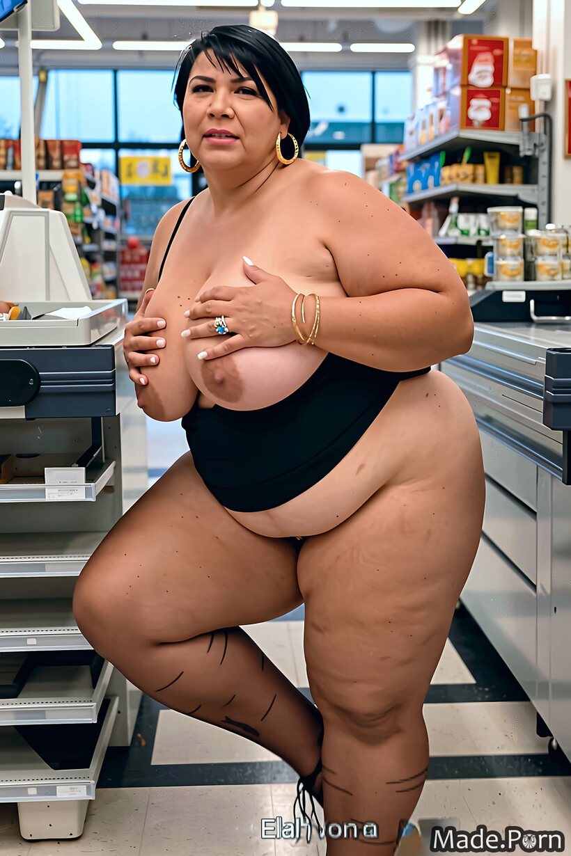 Ai pic 9 from the set «Jizz covers a mature woman’s big ass at the supermarket checkout line»