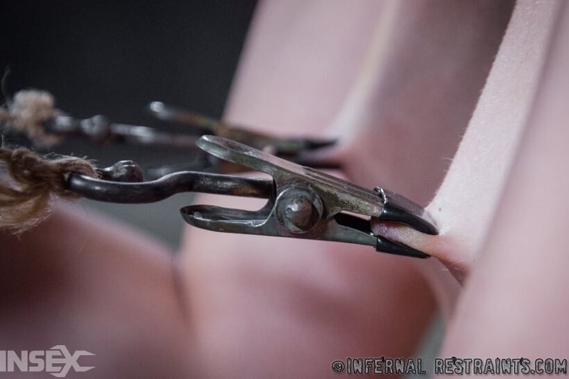 Bound and gagged, Jessica Kay is tortured in brutal BDSM play, photo 4 of 14