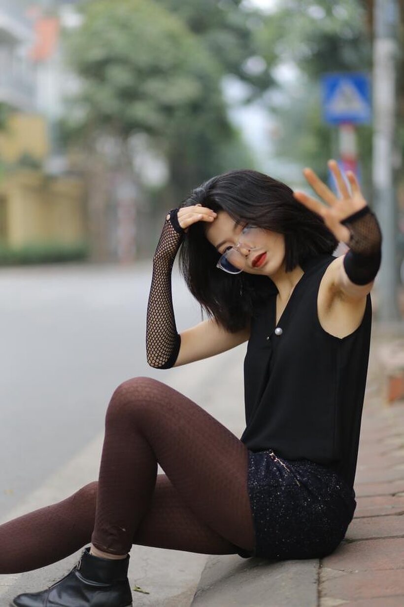 Amateur nude photo 12 — Asian girl exposes her body outdoors