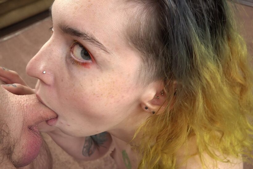 Logan Drake nude photo 12 — Mikaela flashes her tattoos while sucking cock in POV style