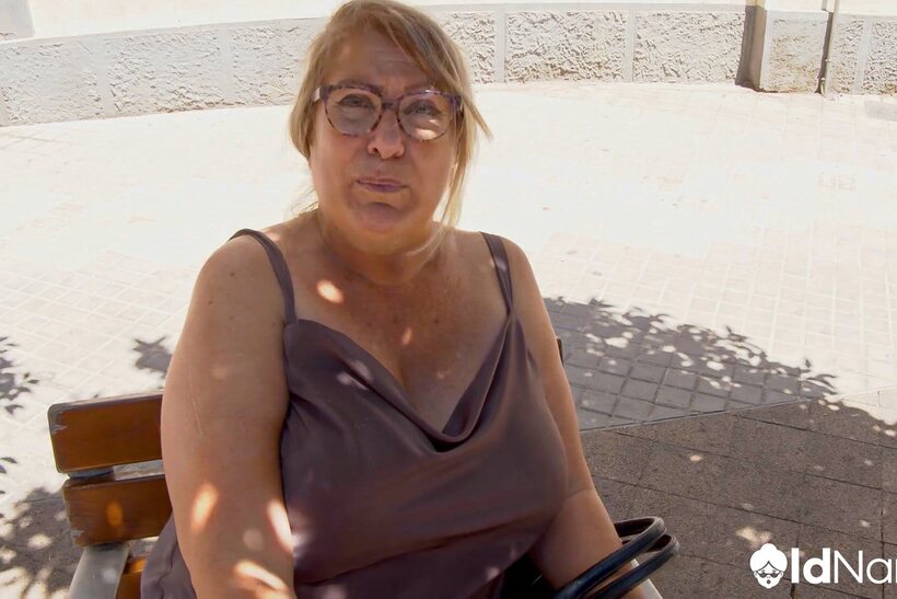 BBW pic 1 from the set «Oiled big tits make this kinky granny Fina ready for rough pounding»