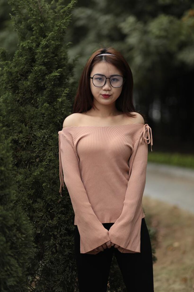 Photo 11 — Asian girl gets naked outdoors