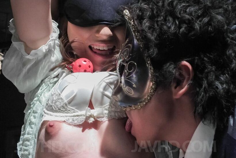 Image 6/15: Kanako Iioka is fondled and fingered while tied down